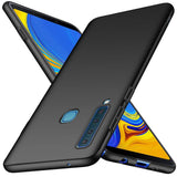 Samsung Galaxy A9 (2018) Case Soft Gel Matte Black & Glass Protector - That Gadget UK