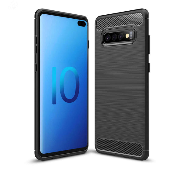 Samsung Galaxy S10 5G Case Carbon Fibre Black - That Gadget UK