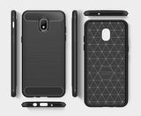 Samsung Galaxy J3 (2018) Case Carbon Fibre Black - That Gadget UK
