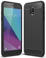 Samsung Galaxy J3 (2018) Case Carbon Fibre Black - That Gadget UK