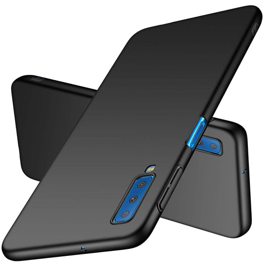 Samsung Galaxy A7 (2018) Case Ultra Slim Matte Black - That Gadget UK