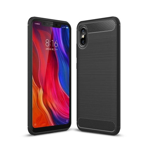 TGPro Xiaomi Mi 8 Explorer Case Carbon Fibre Black