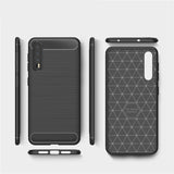 Huawei P20 Case Carbon Fibre Black - That Gadget UK
