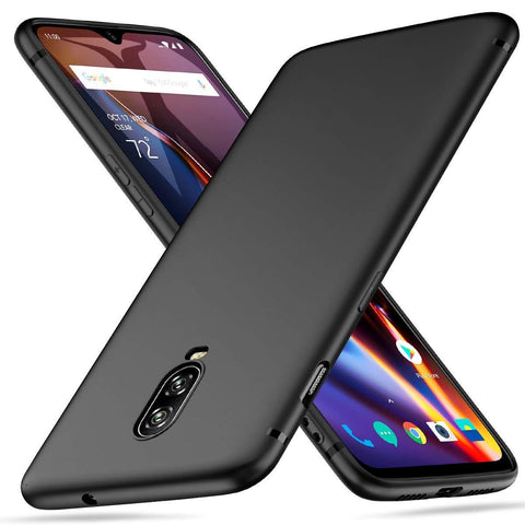 OnePlus 6T Case Soft Gel Matte Black - That Gadget UK