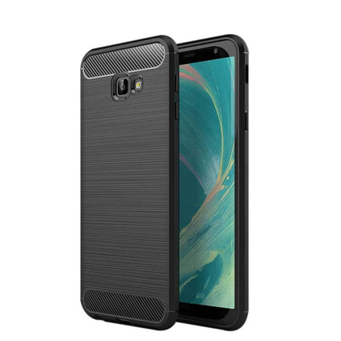 Samsung Galaxy J4+ Case Carbon Fibre Black - That Gadget UK