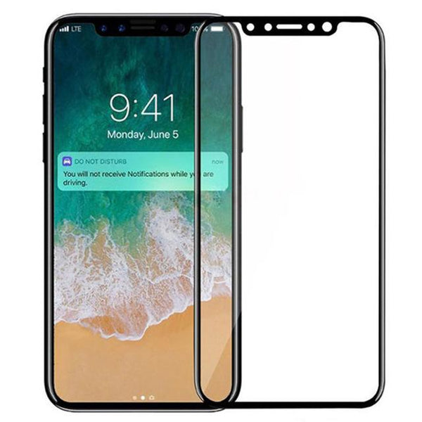 iPhone X Full Cover Tempered Glass Screen Protector - That Gadget UK