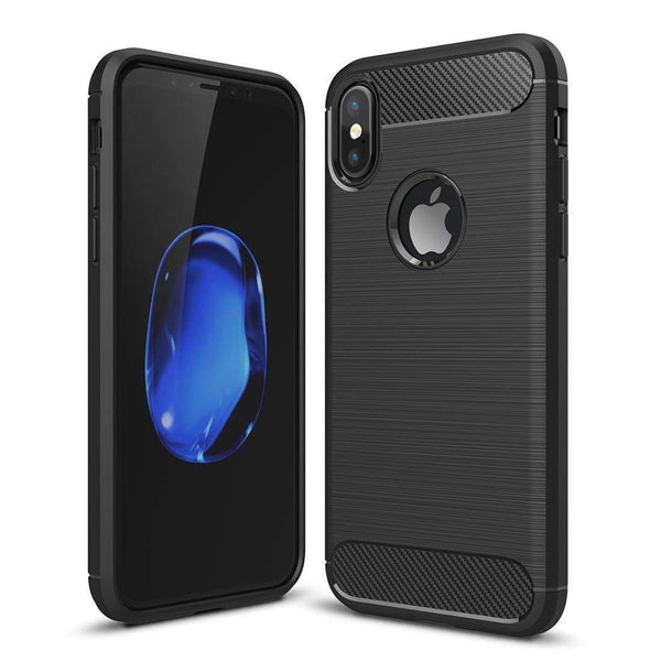 iPhone X Case Carbon Fibre Black - That Gadget UK
