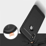 iPhone X Case Carbon Fibre Black - That Gadget UK